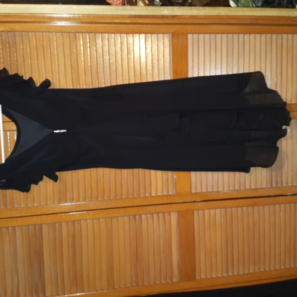 Black formal dress, great for wedding or Christmas party